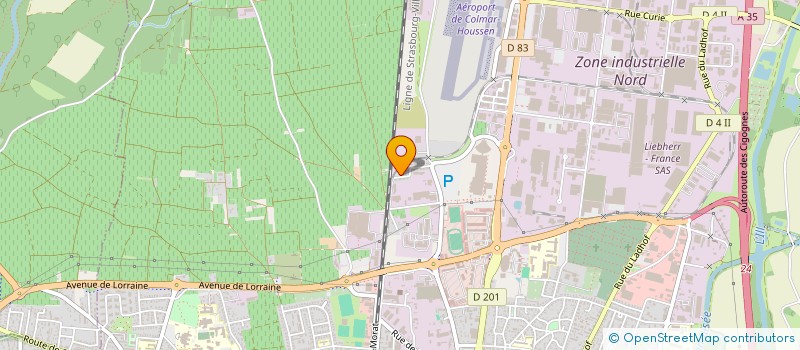 localisation de l'entreprise MONSIEUR VINCENT COLOTTE  COLMAR