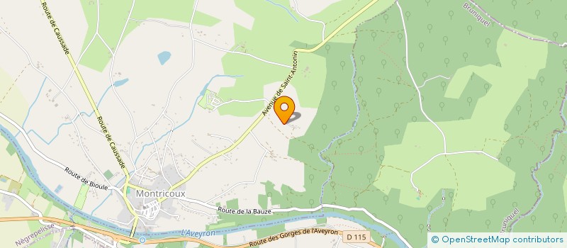 localisation de l'entreprise MONSIEUR VINCENT COMBALBERT  BIOULE