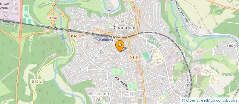 localisation de l'entreprise MONSIEUR VINCENT CORDEBARD à CHAUMONT