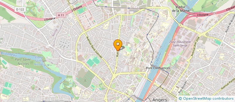 localisation de l'entreprise MONSIEUR VINCENT CORLER à ANGERS