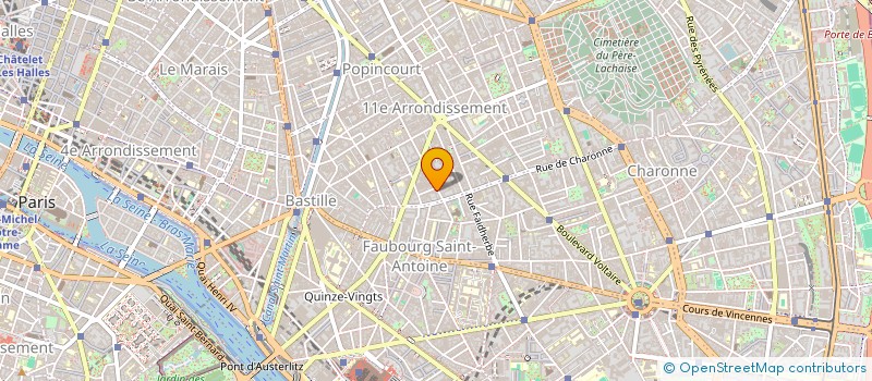 localisation de l'entreprise MONSIEUR VINCENT CORNET  PARIS