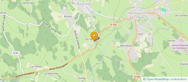 localisation de l'entreprise MONSIEUR VINCENT CORNILLON  RAUCOULES