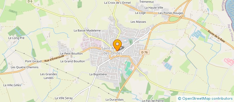 localisation de l'entreprise MONSIEUR VINCENT CORNU  SAINT-MELOIR-DES-ONDES