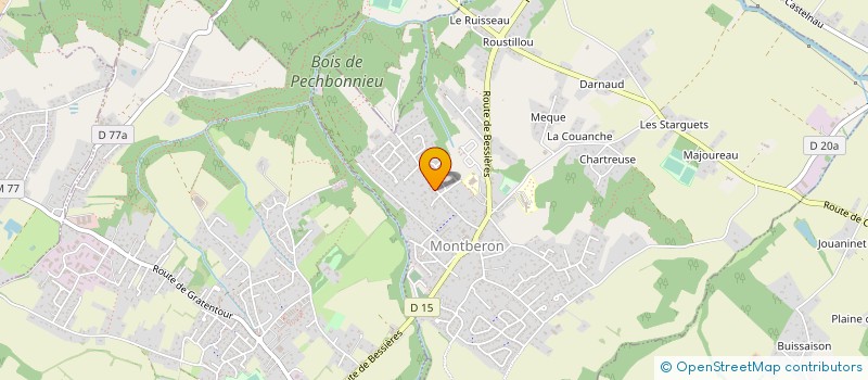 localisation de l'entreprise MONSIEUR VINCENT COSCUJUELA à MONTBERON