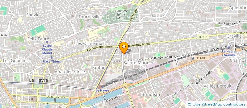 localisation de l'entreprise MONSIEUR VINCENT COSTE  LE HAVRE