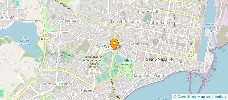 localisation de l'entreprise MONSIEUR VINCENT COSTES GASCO  SAINT-NAZAIRE