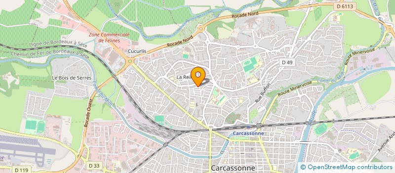 localisation de l'entreprise MONSIEUR VINCENT COT  CARCASSONNE