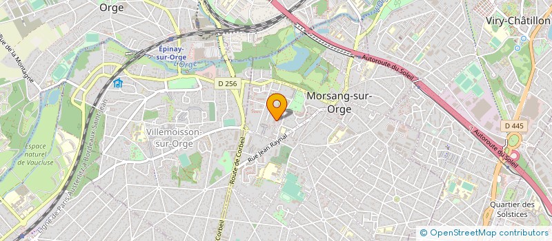 localisation de l'entreprise MONSIEUR VINCENT COTTEBLANCHE  MORSANG-SUR-ORGE