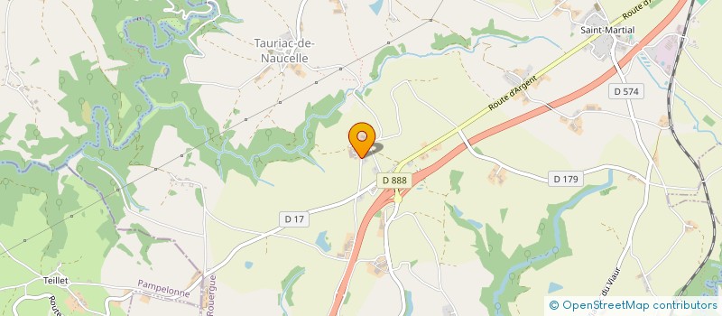 localisation de l'entreprise MONSIEUR VINCENT COUDERC  TAURIAC-DE-NAUCELLE