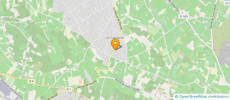 localisation de l'entreprise MONSIEUR VINCENT COUGET  MAZAN