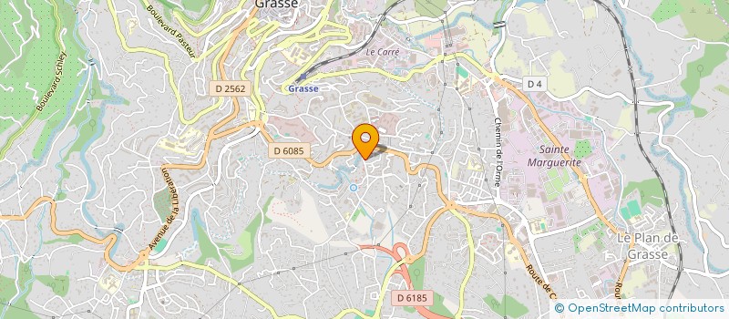 localisation de l'entreprise MONSIEUR VINCENT COUPE  GRASSE