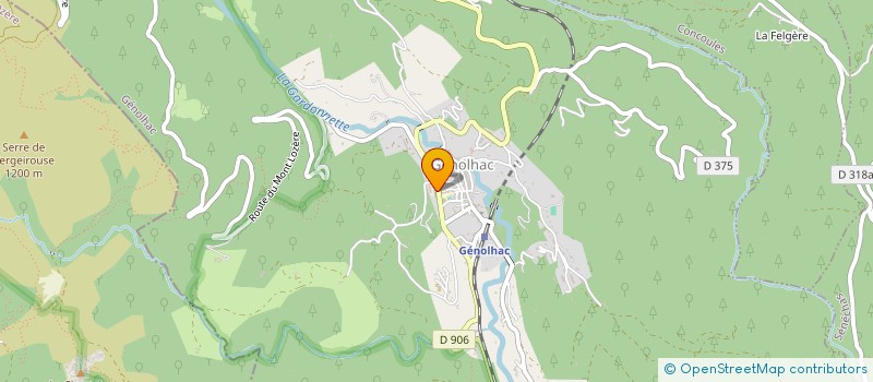 localisation de l'entreprise MONSIEUR VINCENT COUPEY  GENOLHAC