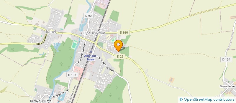 localisation de l'entreprise MONSIEUR VINCENT COURBET  AILLY-SUR-NOYE