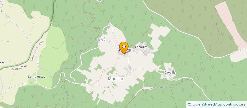 localisation de l'entreprise MONSIEUR VINCENT COUSI  CAYLUS