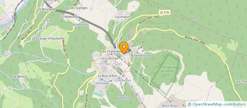 localisation de l'entreprise MONSIEUR VINCENT COUTROT  BOURG-SAINT-MAURICE