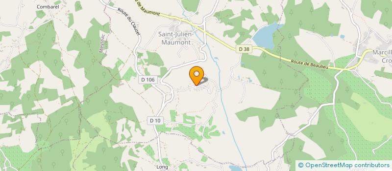 localisation de l'entreprise MONSIEUR VINCENT COZENOT  SAINT-JULIEN-MAUMONT