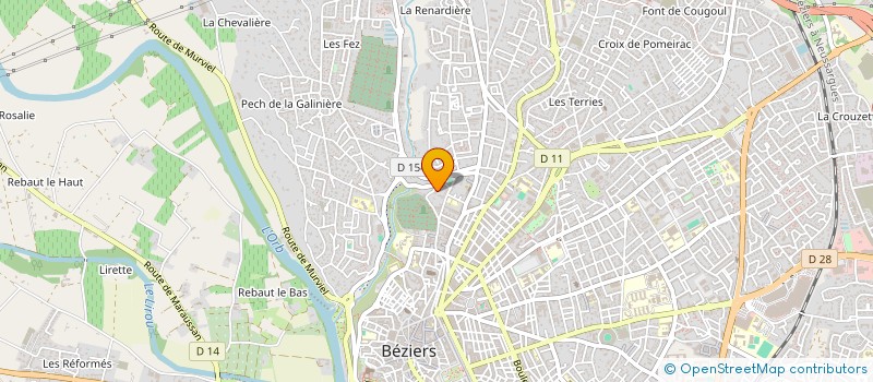 localisation de l'entreprise MONSIEUR VINCENT CREBASSA à BEZIERS