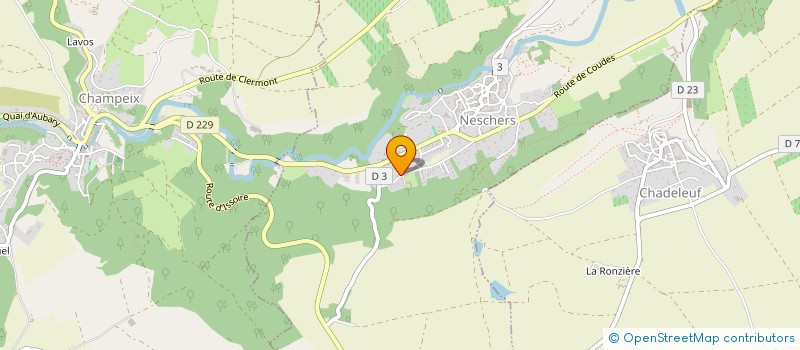 localisation de l'entreprise MONSIEUR VINCENT CREGUT  NESCHERS