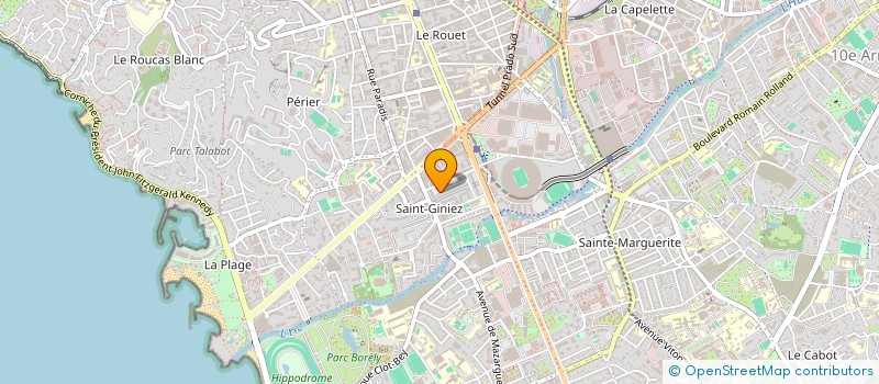 localisation de l'entreprise MONSIEUR VINCENT CREUZOT à MARSEILLE