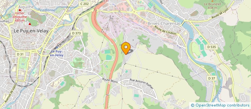 localisation de l'entreprise MONSIEUR VINCENT CREVEL  LE PUY-EN-VELAY