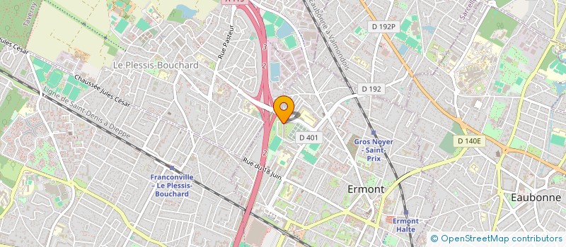 localisation de l'entreprise MONSIEUR VINCENT CREVILLEZ  ERMONT