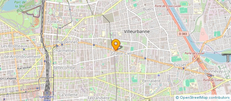 localisation de l'entreprise MONSIEUR VINCENT CRITON  VILLEURBANNE