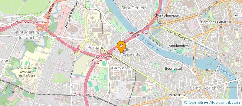 localisation de l'entreprise MONSIEUR VINCENT CRONE  TOULOUSE