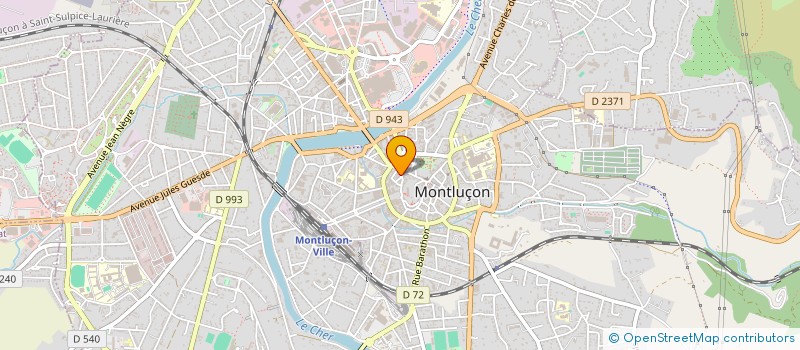localisation de l'entreprise MONSIEUR VINCENT CROPPO  MONTLUCON
