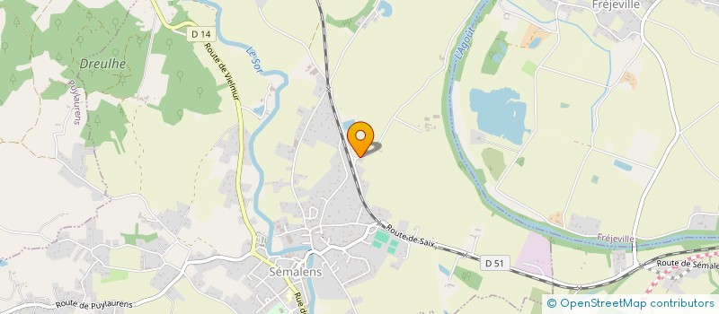 localisation de l'entreprise MONSIEUR VINCENT CROS  SEMALENS