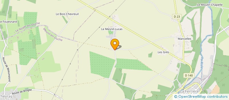 localisation de l'entreprise MONSIEUR VINCENT CROST  MESNIL-EN-OUCHE