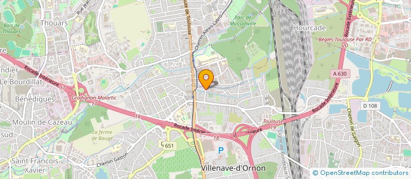 localisation de l'entreprise MONSIEUR VINCENT CRUEGE  BORDEAUX