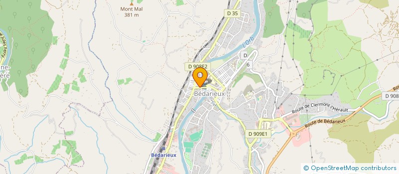 localisation de l'entreprise MONSIEUR VINCENT CUENCA à BEDARIEUX