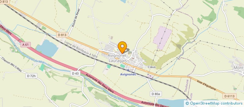 localisation de l'entreprise MONSIEUR VINCENT CULIE  MONTAUT