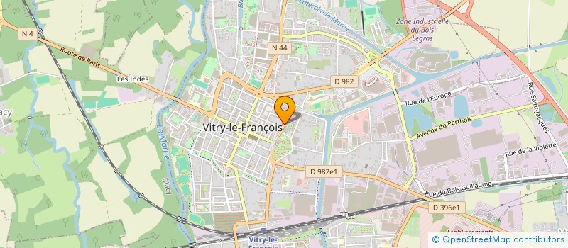 localisation de l'entreprise MONSIEUR VINCENT CUNY  VITRY-LE-FRANCOIS