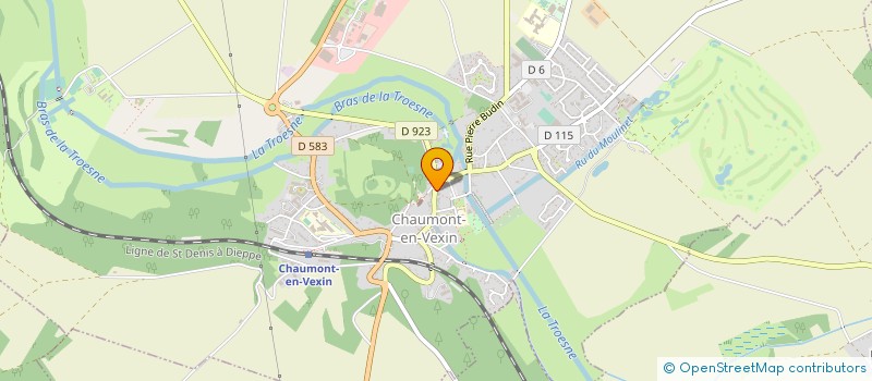 localisation de l'entreprise MONSIEUR VINCENT CUZZUCULI  CHAUMONT-EN-VEXIN