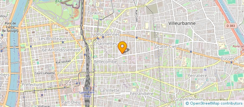 localisation de l'entreprise MONSIEUR VINCENT D'AMICO à VILLEURBANNE