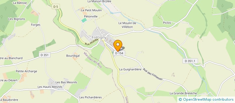 localisation de l'entreprise MONSIEUR VINCENT DAGONNEAU  SAINTIGNY