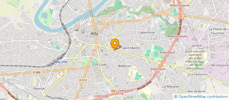 localisation de l'entreprise MONSIEUR VINCENT DALENS  LE SEQUESTRE