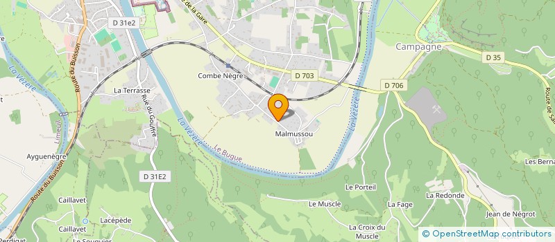 localisation de l'entreprise MONSIEUR VINCENT DANJOU  VAL DE LOUYRE ET CAUDEAU