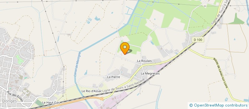 localisation de l'entreprise MONSIEUR VINCENT DANNION  DONGES