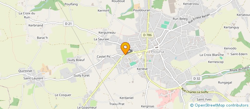 localisation de l'entreprise MONSIEUR VINCENT DANOFFRE  PLOUHA