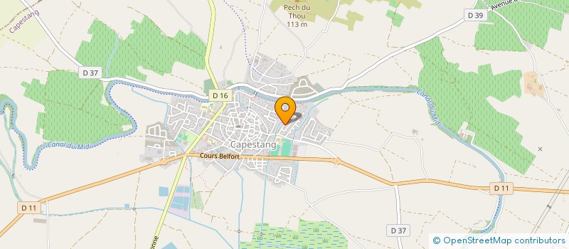 localisation de l'entreprise MONSIEUR VINCENT DARMILLI à CAPESTANG