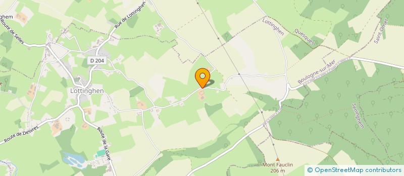 localisation de l'entreprise MONSIEUR VINCENT DARQUE  LOTTINGHEN