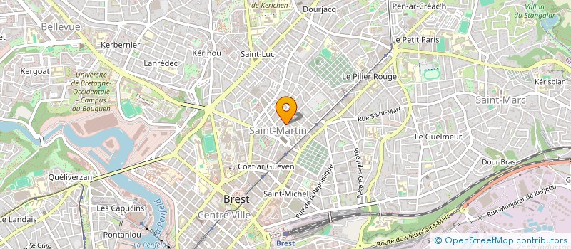 localisation de l'entreprise MONSIEUR VINCENT DAUGET à BREST