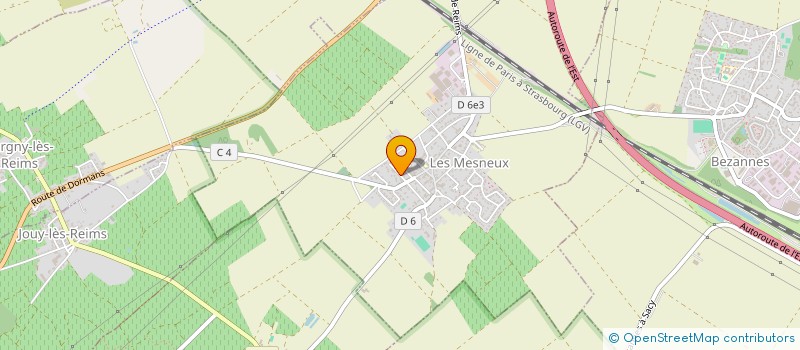 localisation de l'entreprise MONSIEUR VINCENT DAUTREPPE  LES MESNEUX