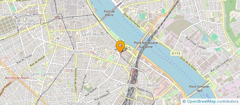 localisation de l'entreprise MONSIEUR VINCENT DAVASE  BORDEAUX