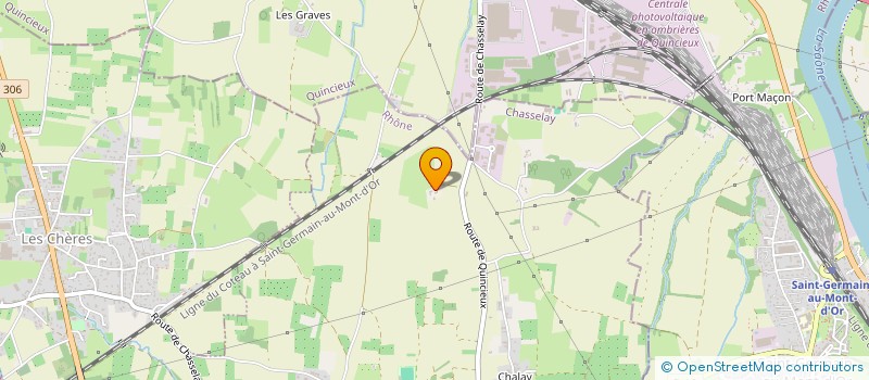 localisation de l'entreprise MONSIEUR VINCENT DAVID  CHASSELAY