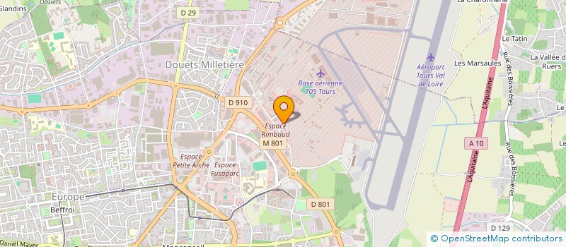 localisation de l'entreprise MONSIEUR VINCENT DAVID  TOURS