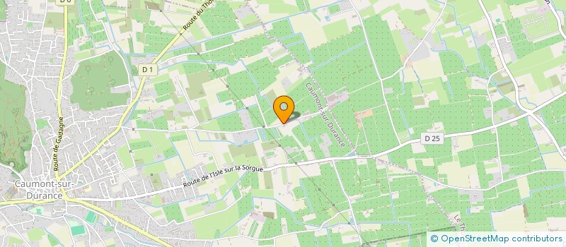 localisation de l'entreprise MONSIEUR VINCENT DAVID  CAUMONT-SUR-DURANCE