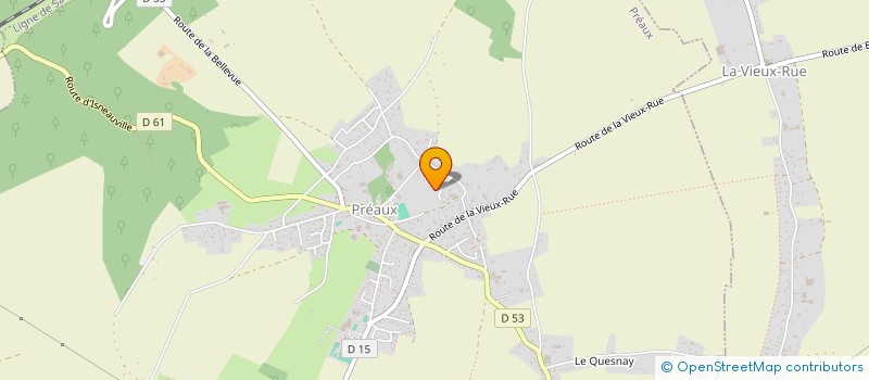 localisation de l'entreprise MONSIEUR VINCENT DAVID HENRY CAMUS  PREAUX